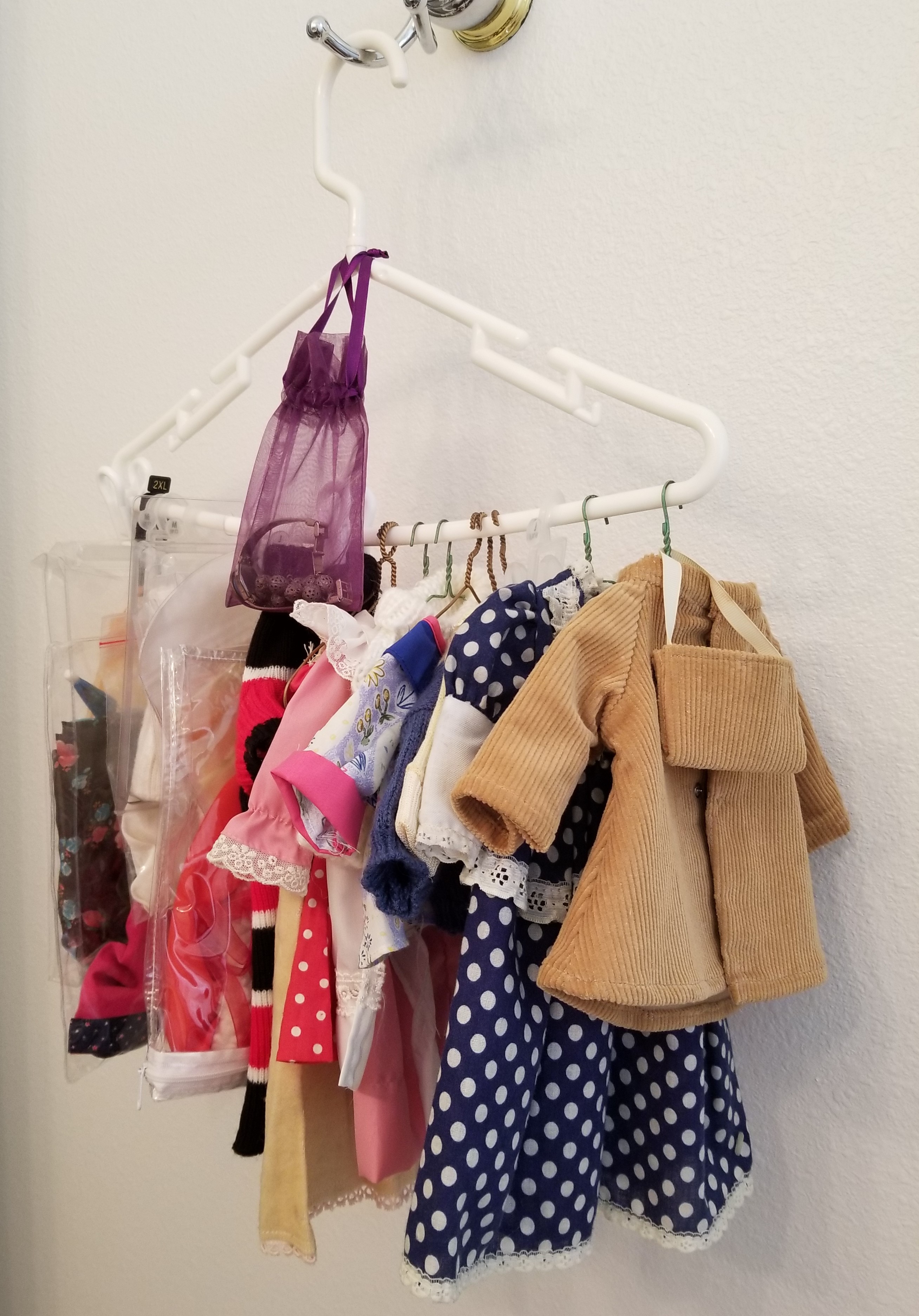 storage for doll clothes